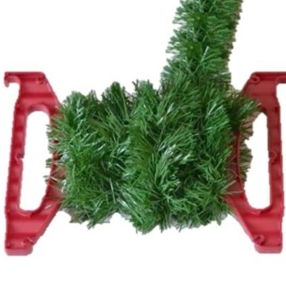 Holiday Light Wrap Storage, Red Plastic, Christmas Garland Garage Home Organizer - Picture 3 of 9